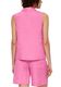 s.Oliver Red Label Linen sleeveless blouse - pink (4426)