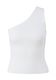 comma Viscose blend one-shoulder top - white (0120)