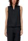 s.Oliver Red Label Linen sleeveless blouse - black (9999)