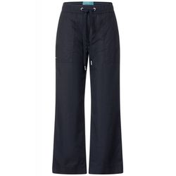 Street One Pantalon loose fit - bleu (11238)