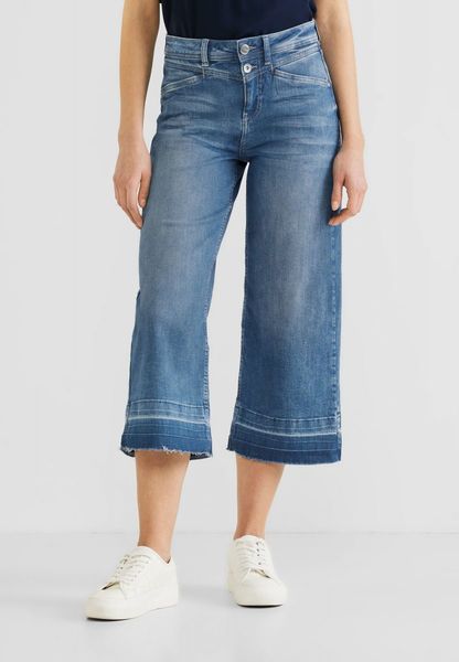Street One Casual Fit Jeans Culotte - bleu (15080)