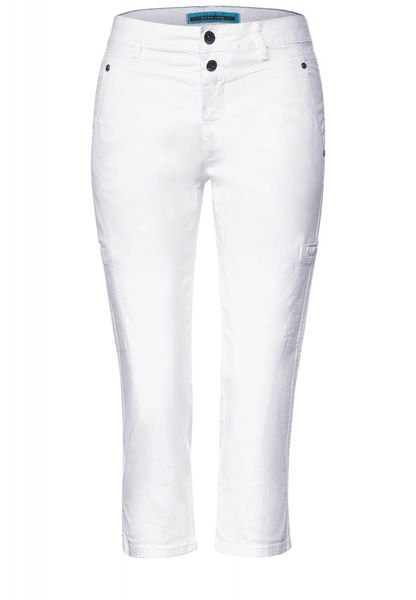 Street One Casual fit trousers - Yulius - white (10000)