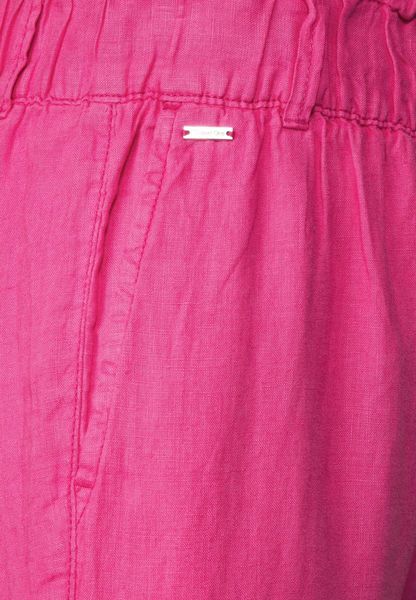 Street One Pantalon en lin loose fit - rose (14507)