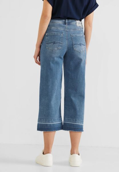 Street One Casual Fit Jeans Culotte - blue (15080)