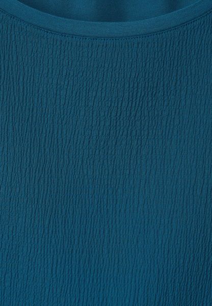 Street One Materialmix Top - blau (14718)