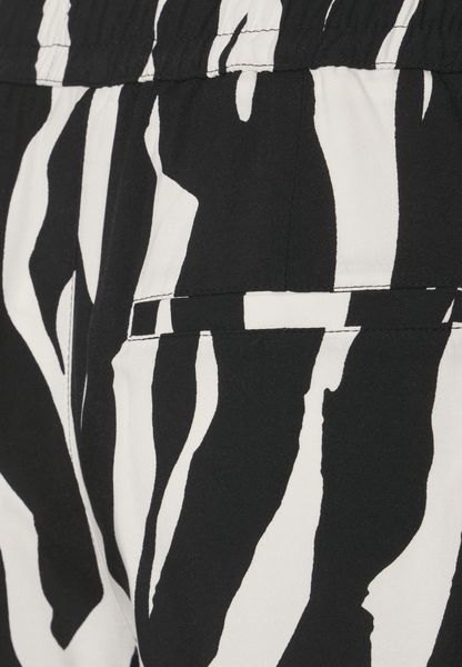 Street One Pantalon loose fit avec imprimé - noir (20001)