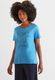 Street One Shirt with multicolor wording - blue (34510)