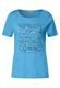 Street One Shirt with multicolor wording - blue (34510)