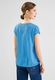 Street One T-Shirt mit Elastiksaum - blau (14510)