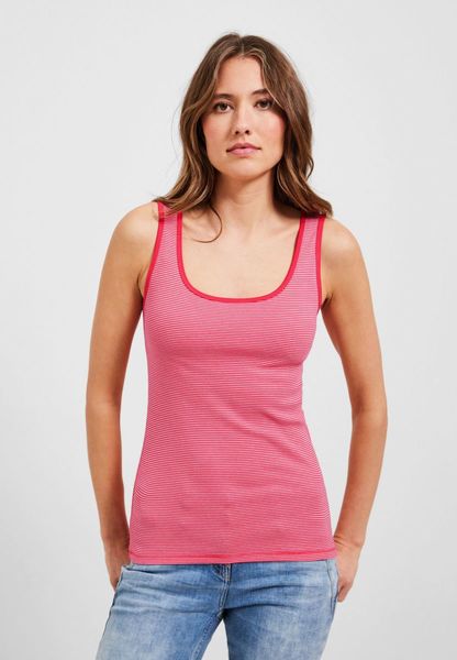 Cecil Top with a striped pattern - pink/white (24472)