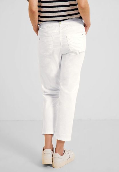 Cecil Loose fit pants with stretch - white (13474)