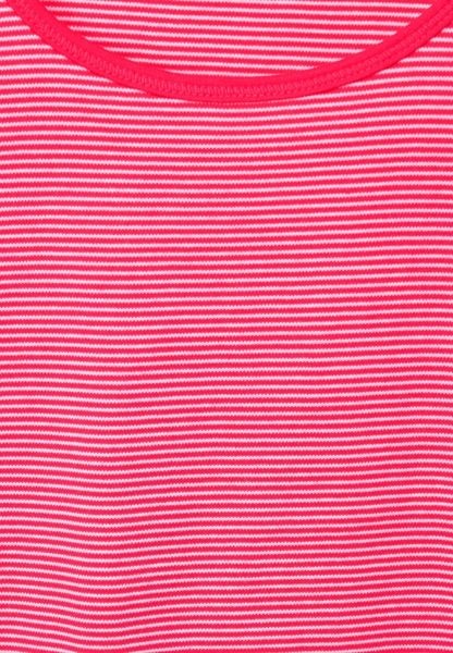 Cecil Top mit Streifenmuster - pink/weiß (24472)