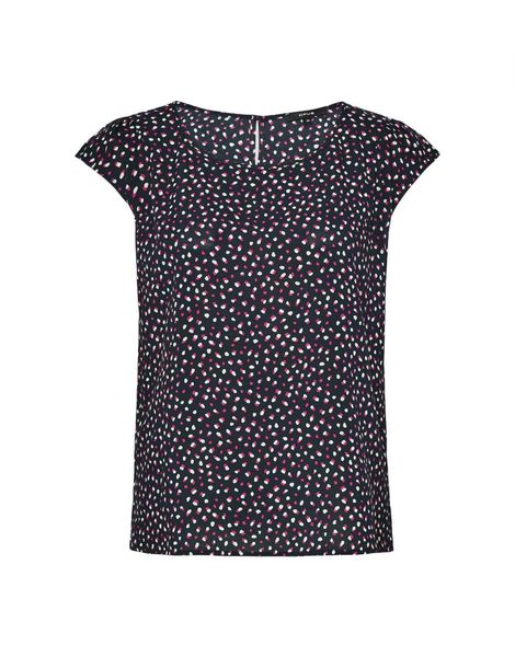 Opus Shirt blouse - Fannie summer - pink/blue (60020)