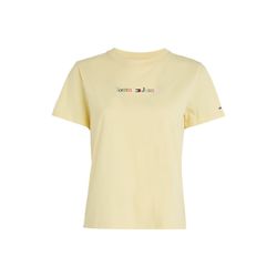 Tommy Jeans T-shirt avec logo imprimé - jaune (ZHO)