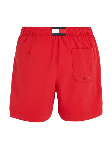 Tommy Hilfiger Essential Drawstring Mid Length Swim Shorts - red (XLG)