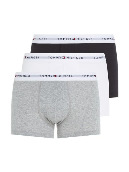 Tommy Hilfiger 3-pack essential trunks - black/gray (0UC)