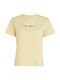Tommy Jeans T-shirt with logo print - yellow (ZHO)
