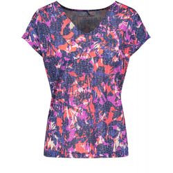 Gerry Weber Edition T-shirt à manches courtes à motifs - rose/bleu/violet (08038)