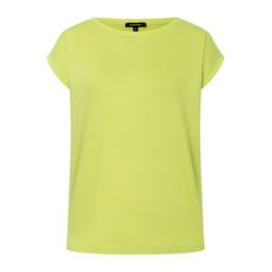 More & More T-Shirt mit Chiffonkante  - gelb (0604)