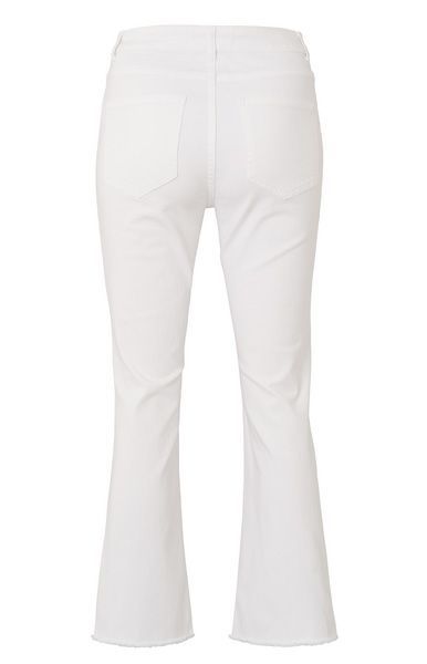 Yaya Five pocket jeans flare - white (14202)