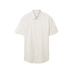 Tom Tailor Denim Chemise à manches courtes structurée - blanc (31878)