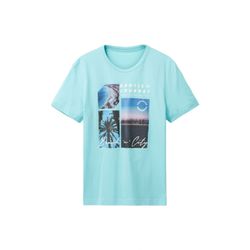 Tom Tailor T-shirt avec photo imprimée - bleu (31046)