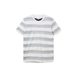 Tom Tailor T-shirt à rayures - gris/bleu (32029)