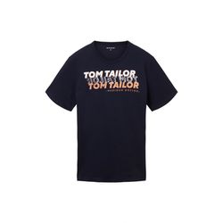 Tom Tailor T-shirt avec lettrage - bleu (10668)
