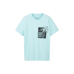 Tom Tailor Denim printed t-shirt - blue (30655)
