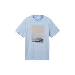 Tom Tailor T-shirt avec photo imprimée - bleu (26320)
