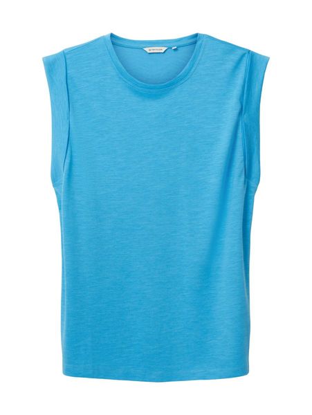 Tom Tailor T-shirt ärmellos - blau (21184)
