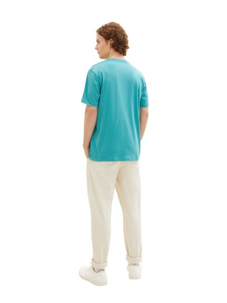 Tom Tailor Denim T-shirt with print - blue (31044)