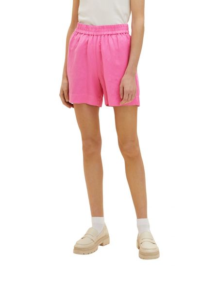 Tom Tailor Bermuda shorts with linen - pink (31647)