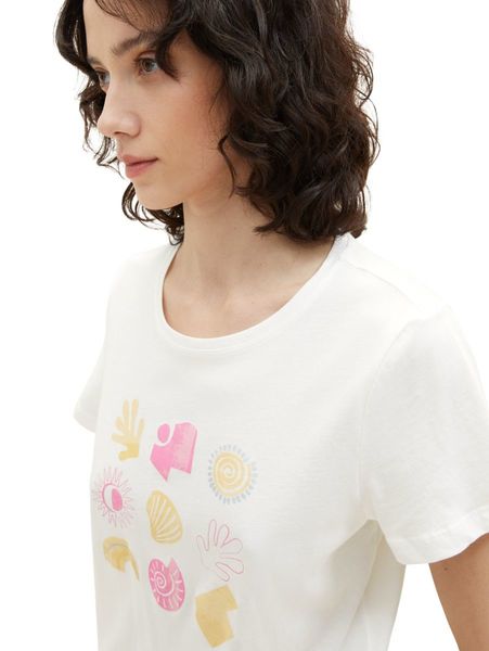 Tom Tailor T-shirt with a print - white (10315)