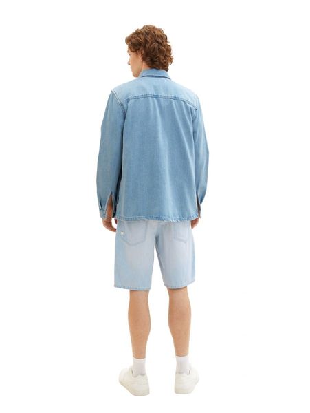 Tom Tailor Denim Short en jean à coupe ample - bleu (10117)