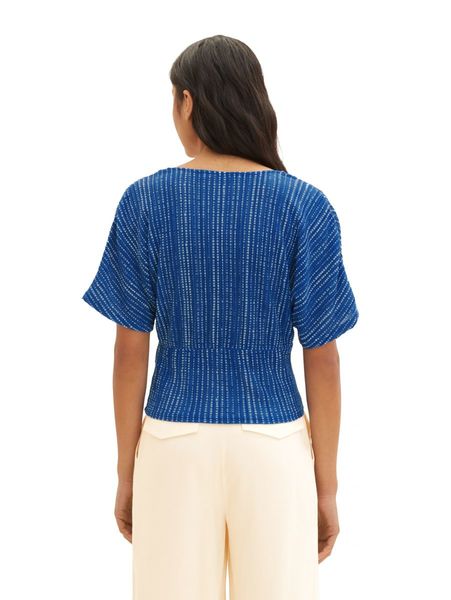 Tom Tailor Denim Patterned blouse shirt - blue (31714)