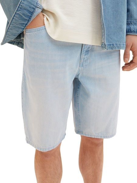 Tom Tailor Denim Short en jean à coupe ample - bleu (10117)