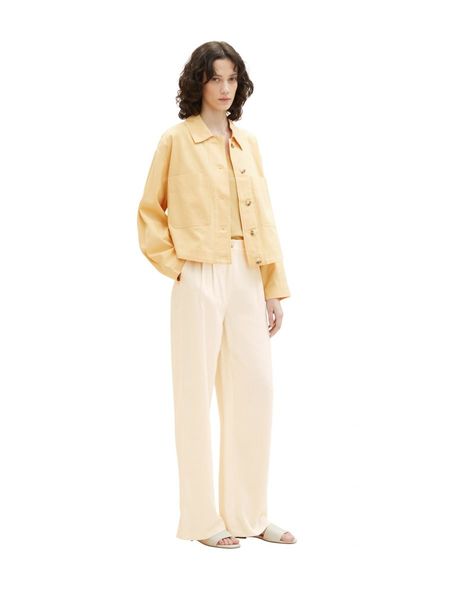 Tom Tailor Straight Fit Pants - Lea - white (31649)