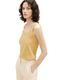 Tom Tailor Top with a square neckline - brown (31648)