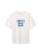 Tom Tailor Denim T-Shirt mit Print - weiß (32116)