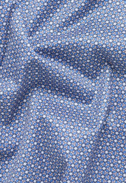 Eterna Chemise Soft Tailoring imprimée - Modern Fit - bleu (14)