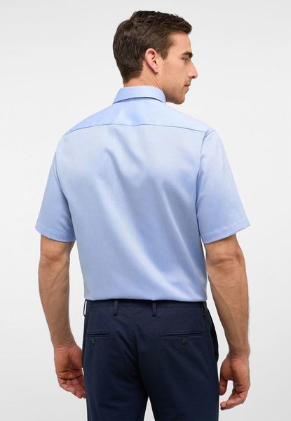 Eterna Oxford Kurzarmhemd Comfort Fit - blau (13)