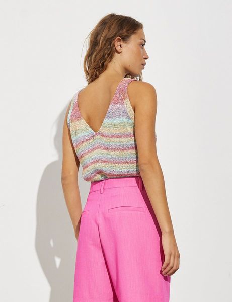 mbyM Knitted top - Krista-M - pink/purple/yellow/blue (D50)