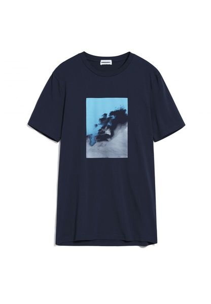 Armedangels T-Shirt Print - Jaames Summer Sky - blue (1237)