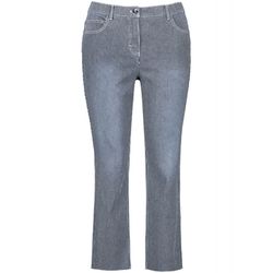 Samoon Jeans 7/8 rayé Betty Jeans - bleu (08722)