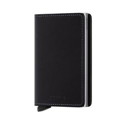 Secrid Slim Wallet Matte (68x102x16mm) - schwarz (BLACK T)