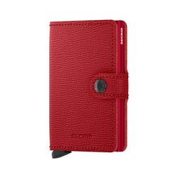 Secrid Mini Wallet Crisple (65x102x21mm) - rouge (Lipstick)
