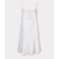 Esqualo Kleid mit Lochstickerei - weiß (Off White)