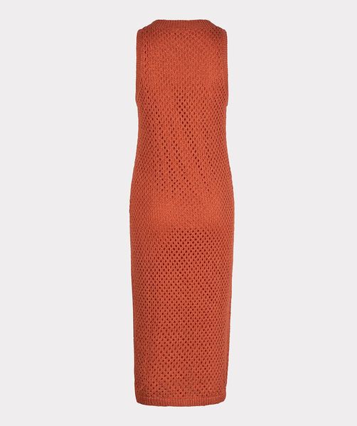 Esqualo Sleeveless knit dress - orange (Papaya)