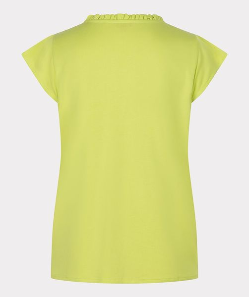Esqualo T-shirt with buttons - green (Lime)